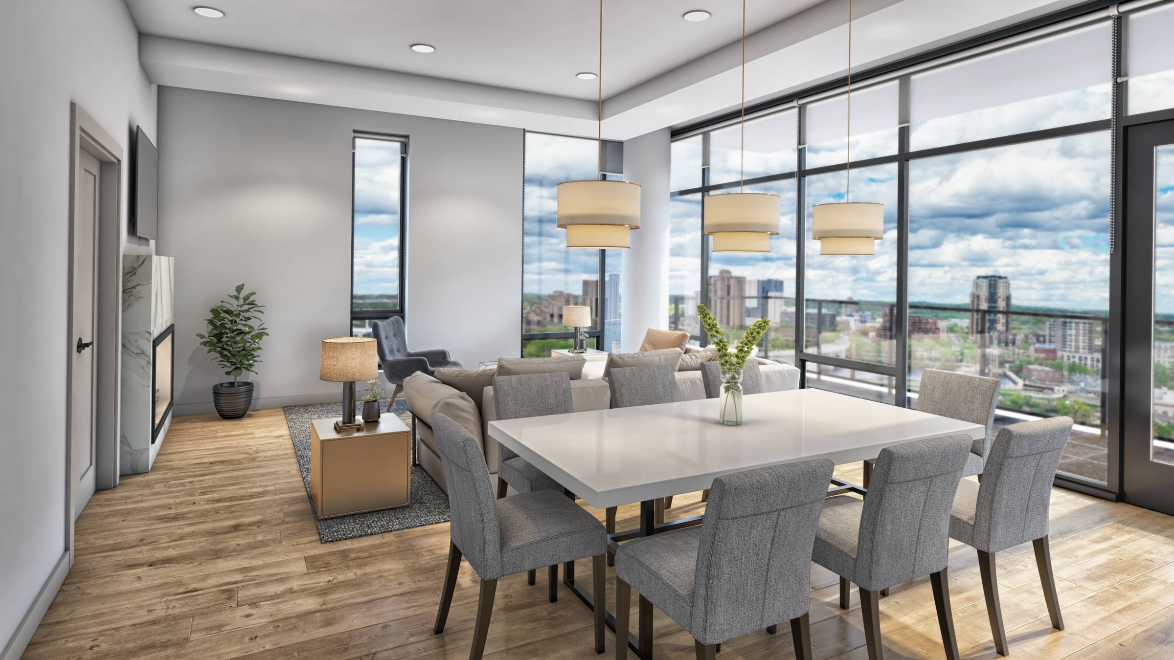 Elegant Penthouses at O2 Luxury Tower in Minneapolis, MN